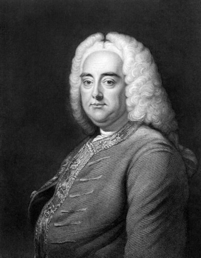 George Frederic Handel, Londen, Engeland, ca. 1750 door Unknown